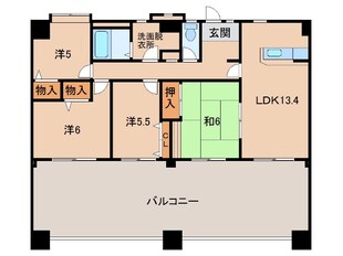 グランディール山十の物件間取画像